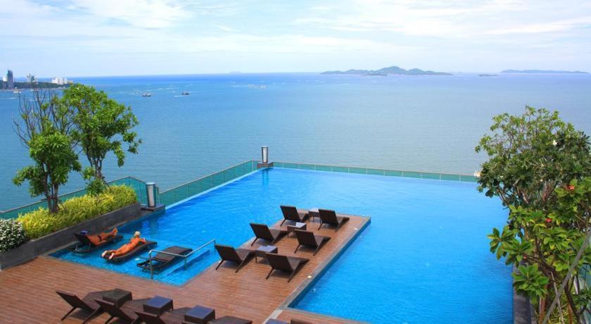 Stunning Sea View Condo On The Beach - Monthly Stay Pattaya Exterior foto