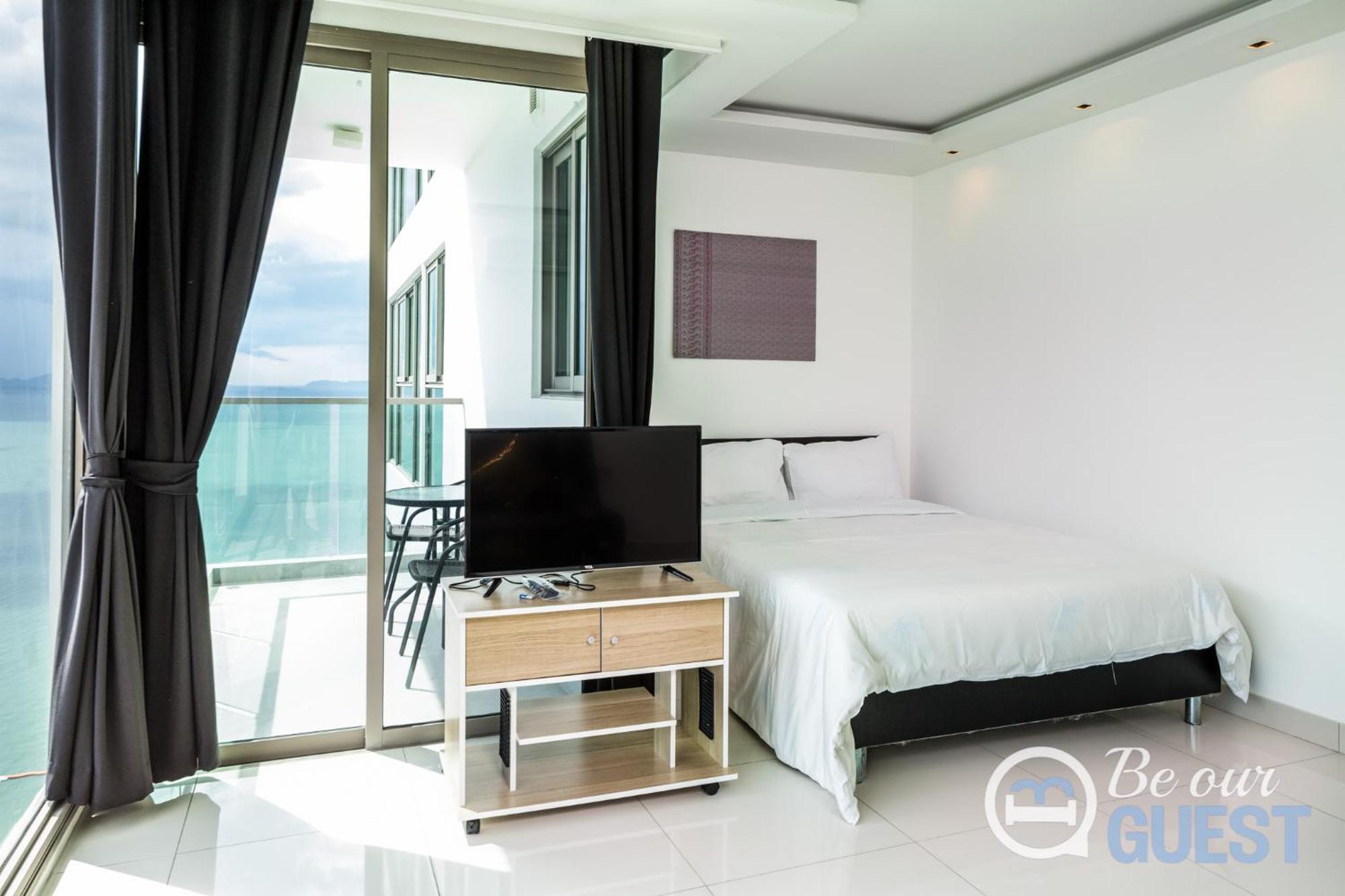 Stunning Sea View Condo On The Beach - Monthly Stay Pattaya Habitación foto