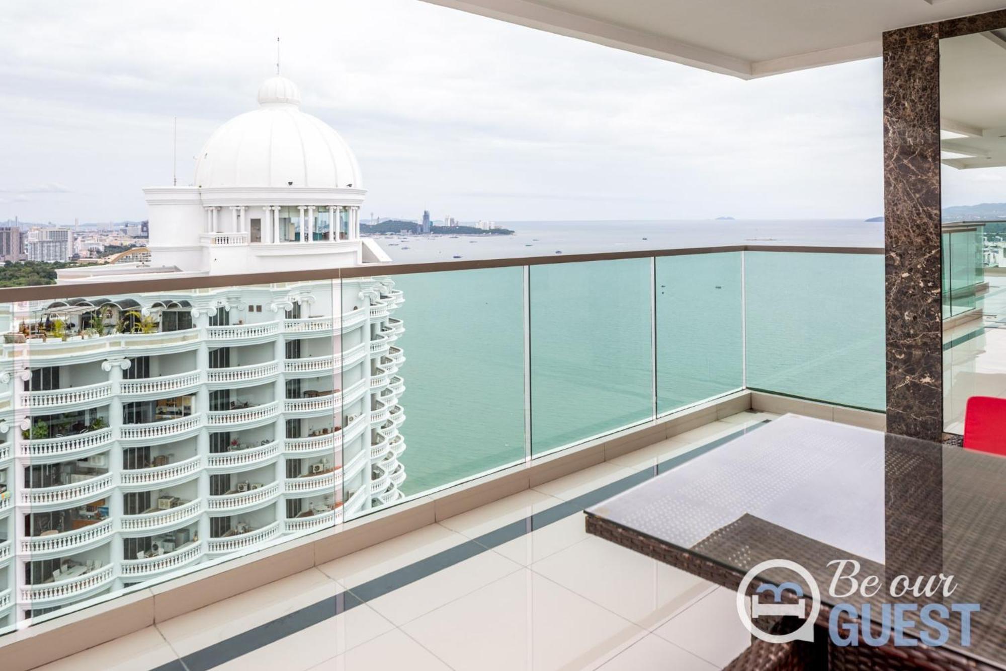 Stunning Sea View Condo On The Beach - Monthly Stay Pattaya Exterior foto